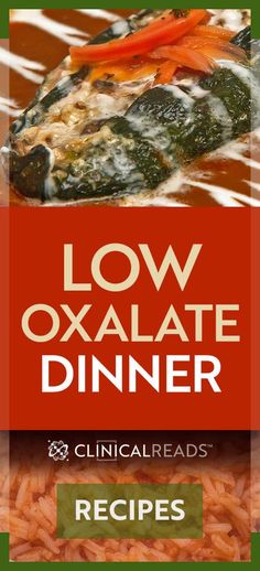 the cover of low oxalate dinner