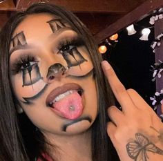 Gangster Clown Makeup, Chicana Makeup, Chola Makeup, Cute Clown Makeup, Gangster Clown, Halloween Makeup Clown, Holloween Makeup, Cute Halloween Makeup, Cholo Art