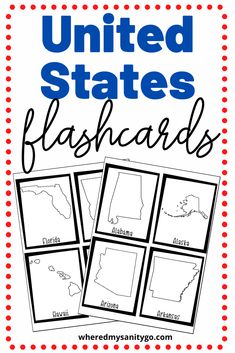 the united states flashcards are great for teaching and learning with your students to use them