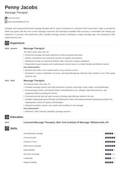 a professional resume with no work experience on the page, it is easy to use