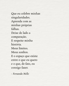 a poem written in spanish on white paper with the words'que celebre milhas '