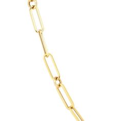 Paperlink Gold Clip Necklace Italian Jewelry Designers, Roberto Coin Jewelry, Latest Jewellery Trends, Stacking Bracelets, Roberto Coin, Italian Jewelry, Gold Necklace Designs, Latest Jewellery, Gold Collection