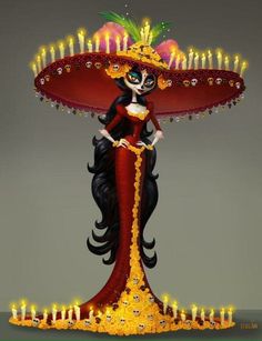 Catrinas Costume, Queen Animation, Book Of Life Costume, Book Of Life Movie, Den Mrtvých, The Book Of Life, Inspiring Books, Day Of The Dead Art, Skeleton Skull