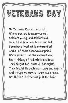 Poems For Veterans Day #veteransday Veteran Day Poems, Veterans Day Bible Verse, Veterans Day Recognition Ideas, Veterans Day Poems For Kids, Veterans Day Poems, Veterans Day Program Ideas, Veterans Day Meaning, Veterans Poems, Veterans Day Speeches