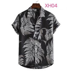 Mens Beach Shirts, Slim Fit Mens Shirts, Floral Fashion, Loose Shirts, Men Tops, Mens Hawaiian Shirts, Aloha Shirt, Summer Beach Wear, Slim Fit Shirt