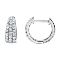 tapered diamond huggies Diamond Accented Huggie Earrings, Huggie Earrings With Diamond Accents, Classic Diamond Huggie Earrings With Pave Setting, Timeless Diamond Huggie Earrings With Pave Setting, Timeless Huggie Diamond Earrings With Single Cut, Timeless Diamond Huggie Earrings With Diamond Accents, Timeless Diamond Huggie Earrings With Accents, Diamond Pave Setting Huggie Earrings, Diamond White Timeless Huggie Earrings