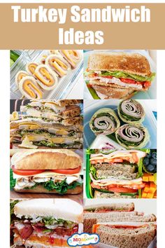 epic turkey sandwich ideas for school lunch Sandwich Ideas For School, Balanced School Lunch