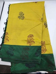 *Vengatagiri south cotton mix saree* * Polycotton *Border & pallu contrast* *Contrast blouse* *Pallu & border zigzag stitch type Yellow Cotton Dupatta With Printed Motifs, Festive Multicolor Cotton Saree, Multicolor Cotton Traditional Saree, Multicolor Cotton Saree, Festive Cotton Saree With Block Print, Multicolor Cotton Dupatta With Pallu, Multicolor Cotton Saree For Puja, Unstitched Yellow Saree With Kalamkari Print, Multicolor Cotton Saree With Block Print