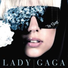 lady gaga's album cover for the fame show, featuring sunglasses with flowers on them