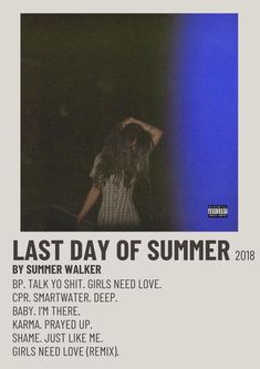 the last day of summer tour poster