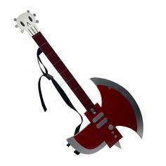 "Its Adventure Time! This is our Marshall Lee Axe Guitar perfect for anyone looking to shred like the Vampire King. Inspired by the popular cartoon, Adventure Time, this durable and lightweight guitar measures at 34\" at length and 11 3/4\" at the widest part of the axe. The Axe Guitar is made entirely from wood, hand painted, and makes an amazing costume prop or wall hung decoration. This Axe Guitar is durable and lightweight with an an adjustable strap so that it is easy to carry and can last Marshall Lee Cosplay, Vampire King, Adventure Time Cosplay, Marshall Lee, Popular Cartoons, Halloween Season, Cool Costumes, Larp, Bass Guitar