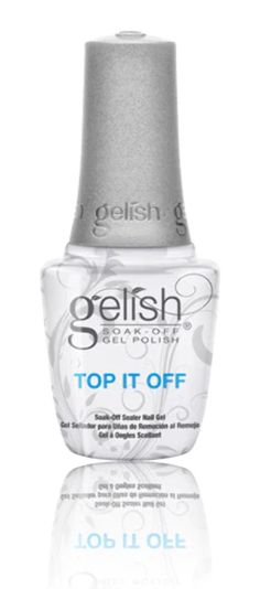 Gelish Top Coat Sealer Gel Top It Off 0.5 oz #1310003 Gel Nail Polish Colors, Matte Gel, Gel Remover, Matte Top Coat, Light System, Gelish Nails, Nail Remover, Gel Top Coat, Gel Polish Colors