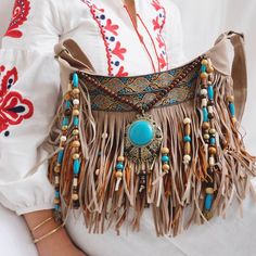 Selamat Hari Valentine, Bohemian Style Bag, Leather Fringe Bag, Boho Styl, Estilo Hippy, Mode Hippie, Bohemian Bags, Boho Purses, Fringe Bags