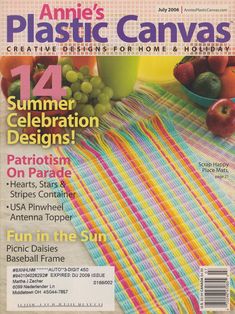 the cover of an issue of plastic canvass