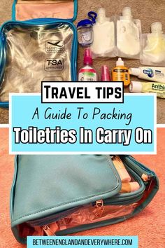 travel tips for packing toiletries in carry on