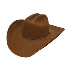 Versatile Stetson 3X Red Rocks Felt Hat. Elevate your Western wardrobe with the Stetson Red Rocks Felt Cowboy Hat, a perfect blend of classic craftsmanship and contemporary style. Brim: 4 1/4" Crown: 4 1/4" Low Cattleman Quality: 3X Western Wardrobe, Nfr Style, Felt Cowboy Hat, Authentic Turquoise Jewelry, Felt Cowboy Hats, Red Rocks, Top Graphic Tees, Red Rock, Felt Hat