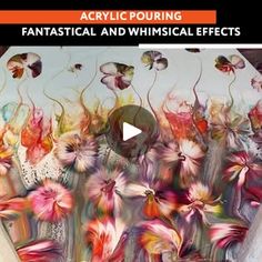 435K views · 6.2K reactions | How To Make WHIMSICAL Effects With Acrilyc Pour 🧚‍♀️ | How To Make WHIMSICAL Effects With Acrilyc Pour 🧚‍♀️
Full tutorial here https://youtu.be/cixPExCnVWY?si=VvN-J4le1hD--oCj | By Acrylic art by Gilly Kube | Facebook