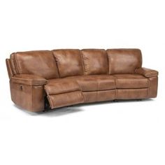 Curved Reclining Sofa - Ideas on Foter Small Room Sofa, Furniture Magazine, Flexsteel Furniture, Spacious Sofa, Curved Sectional, Sectional Sofa With Chaise, Sectional Sofa With Recliner, Fabric Sectional Sofas, Leather Reclining Sofa