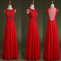 Lace Prom Gown, Red Prom Dress Long, Custom Made Prom Dress, Red Lace Prom Dress, Red Prom Dresses, A Line Prom Dress, Prom Dresses 2015, Prom Dresses 2018, Floor Length Prom Dresses