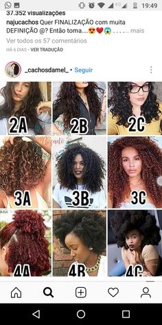 Hair Type Chart, Cabello Afro Natural, Natural Curly Hair Cuts, Mixed Curly Hair, Cabello Hair, Quick Natural Hair Styles, How To Grow Natural Hair, Curly Hair Types, Haircuts For Curly Hair