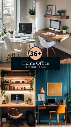 home office design ideas that are easy to do in the day time and night time