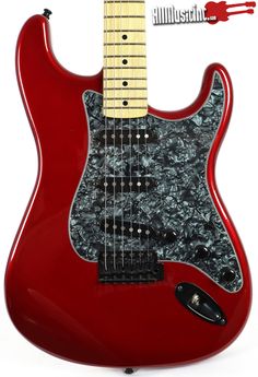 All Music Inc. Private Collection #5 Fender Custom Strat Electric Guitar Red Electric Guitar, Candy Apple Red, Music