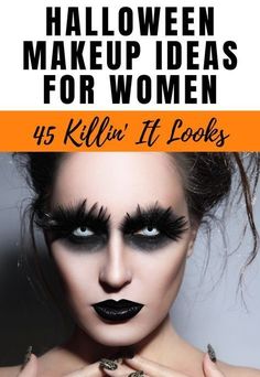 Easy Scary Witch Makeup, Halloween Makeup Black Eyes, Evil Witch Makeup Halloween, Womens Vampire Costume Ideas, Scary Homemade Costumes, Creepy Party Ideas, Just Makeup Halloween Costumes, Best Vampire Costume, Scary Womens Halloween Costumes Diy