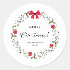 Merry Christmas Classic Round Sticker🎄merry christmas fonts free | christmas holiday fonts | christmas style fonts 🎄#ChristmasFonts #FreeFonts #HolidayFonts Logo Christmas Design, Gift Label Ideas, Merry Christmas Topper, Christmas Logo Design, Holiday Fonts Free, Christmas Hamper Ideas, Merry Christmas Logo, Merry Friendsmas, Christmas Stickers Printable