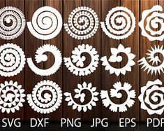 the svg dxf files are available for use in projects like paper cutting, stencils and more