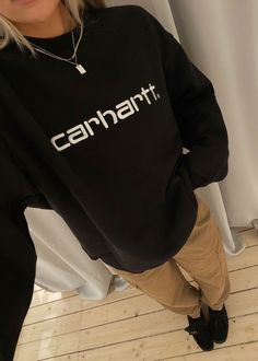 Carhartt Hoodie Outfit, Carhartt Hoodies, Carhartt Outfit, Black Hoodie Outfit, Carhartt Pullover, Carhartt Sweater, Carhartt Sweatshirt