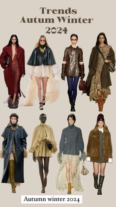 Trend Autumn-winter 2024/25, Logo Clothes, Aw 2024, Fall Winter Trends, Autumn Trends, Boho Chic Outfits, Fall Winter 2024