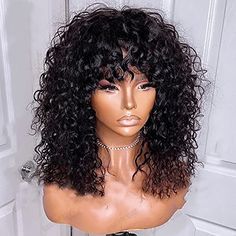 Category:Human Hair Capless Wigs; Gender:Women's; Wig Type:Natural Wigs,Celebrity Wig,Halloween Wig,Kid's Wig,Costume Wig; Note:The hair length in the picture is 30 inch.; Occasion:Thanksgiving,Cosplay Costumes,Evening Party,Party / Evening,Daily Wear; Age Group:Adults; Wig Length Range:8-30; Color Shade:Natural Color; Density:150%; Origin of Hair Donors:Brazilian Hair; Hair Material:Remy Human Hair; Cap Construction:Capless,Machine Made; Lace Material:Swiss Lace; Texture:Curly; Length:Long; Brand:Yavida; Features:Sexy Lady,Thick,Natural Hairline,For Black Women,100% Virgin; Heat Resistant:No; Listing Date:03/05/2024; Cap Circumference:; Front to Back:; Nape of Neck:; Side to Side Across Forehead:; Side to Side Over Top:; Temple to Temple Across Back:; Hairstyle:With Bangs; Can Be Permed:Y Bob Riccio, Curly Human Hair Wigs, Blond Ombre, Top Wig, Makeup Tip, Curly Bob Wigs, Short Curly Wigs, Curly Human Hair Wig, Human Virgin Hair