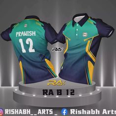 the pakistan cricket team jersey is on display