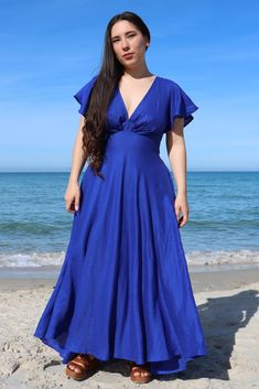 Adele Dress, Bias Skirt, Blue Linen Dress, Wishlist 2024, Emerald Green Dresses, Bias Cut Skirt, Royal Blue Dress, Va Va Voom, Butterfly Sleeves