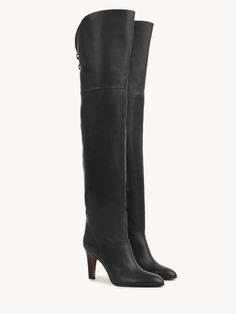 Chloé Eve Thigh High Boot | Chloé US Luxury Boots, Gentle Monster, Knee Boot, Blouse Pants, Designer Boots, Thigh High Boots, Small Leather Goods, Thigh High, Over The Knee Boots