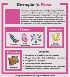 a pink poster with different things in spanish on the front and back side of it