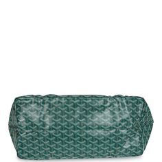 This Goyard St. Louis Tote GM bag is in green canvas with palladium hardware and has contrast stitching, and a matching detachable button closure wallet The interior is lined with white canvas.Origin: FranceCondition: New and never worn (plastic on handles)Accompanied by: Goyard dustbag, felt, removable wallet, retail tagMeasurements: 15.7" x 13" x 7.8"; 8" shoulder strap Designer Green Bag With Removable Pouch, Designer Green Bags With Removable Pouch, Luxury Tote Bag With Lined Interior, Designer Travel Bag With Lined Interior, Green Luxury Bag For Errands, Luxury Green Bags For Errands, Green Rectangular Coated Canvas Bag, Designer Green Shoulder Bag For Travel, Luxury Green Bags With Removable Pouch