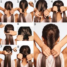 DIY Classy Fishtail Braid that is Nine Steps Away Hair Braid Diy, Fishtail Braid Hairstyles, Weekend Mode, Simple Ponytails, Salty Dog, Fishtail Braid, Beautiful Braids