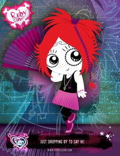 Scene Character, Kid Cartoon, Cartoon Characters As Humans, Emo Kid, Girly Room, Sugar Skull Art, Animated Drawings