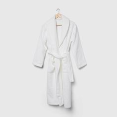 This Turkish cotton bath robe is super absorbent and plush. Woven from 100% long staple Turkish cotton, it will make every day feel like a spa day. Silk Pillowcase, Just Run, Spa Day, Mulberry Silk, Shawl Collar, Quince, Duster Coat, Spa, Gift Ideas