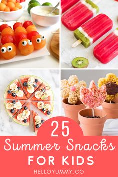 25 summer snacks for kids to make