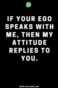 a black and white photo with the words if your egg speaks with me, then my attitude applies to you