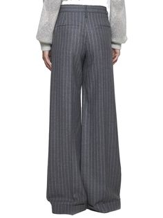 Brunello Cucinelli’s tailored trousers in mid grey pinstriped virgin wool featuring belt loops, concealed zip, hook and button fattening, four pocket cut and straight leg with ironed crease and turn-up at the hem.Size Type: Italy WomenGender: WomenMaterial: WOOL OR FINE ANIMAL HAIR->VIRGIN WOOL100 %Color: GR.MEDIO/PANAMAMade in: ITProduct ID: MP577P8492-C004*Import tax/duty will be calculated at checkout (If applicable) Italy Women, Baby Design, Tailored Trousers, Brunello Cucinelli, New Man, Pet Hair, Sale Design, Accessories Design, Straight Leg