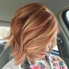 Kort Bob, Hair Blond, Choppy Bob Hairstyles, Strawberry Blonde Hair, Short Bob Haircuts, Brown Blonde Hair, Trendy Hair, Thinning Hair, Strawberry Blonde