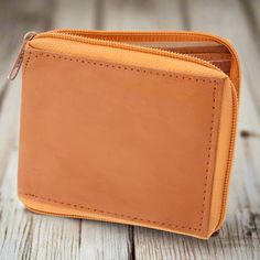 Billetera de Piel - TM-41541 Leather Wallet Sales Tax, Leather Wallet, Amber, Size 4, Wallet, Zipper, For Sale, Leather