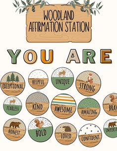 wood and affirmation station you are