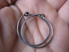 Hammered Hoop Earrings Sterling Silver by AutumnEquinox on Etsy Gift Oxidized Finish Small Hoop Earrings, Small Hoop Earrings With Oxidized Finish, North Conway Nh, North Conway, Hammered Hoop Earrings, Brass Hoops, Hammered Brass, Beads And Wire, Earrings Sterling Silver