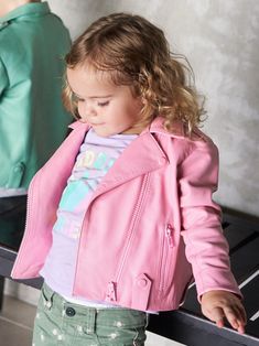 Baby leather jacket pink Kids moto jacket Custom  Incredible soft and light jacket made especially for little fashionistas. ~ It is custom made: It takes 1-2 weeks to make and it's absolutely worth the wait! All necessary materials (as leather, hardware etc.) are selected individually for each item. We carry out quality control at every stage of production, because we know how important it is to get a truly superior product that exceeds all expectations. And this is what we are create for you. M Baby Leather Jacket, Worth The Wait, Cute Jackets, Sheep Leather, Pink Kids, Green Satin, Girls Jacket, Custom Baby, Light Jacket