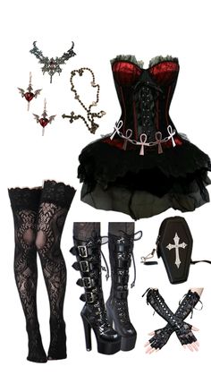 Emo Shoes, Stil Emo, Embrace Your Dark Side, Trashy Outfits, Cool Looks, Summer Outfits For Women, Dark Elegance, Gothic Shoes, Idee Cosplay