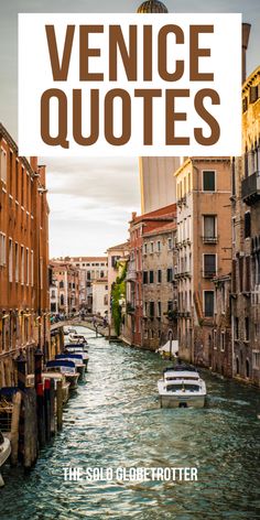 venice quotes the solo globetroter